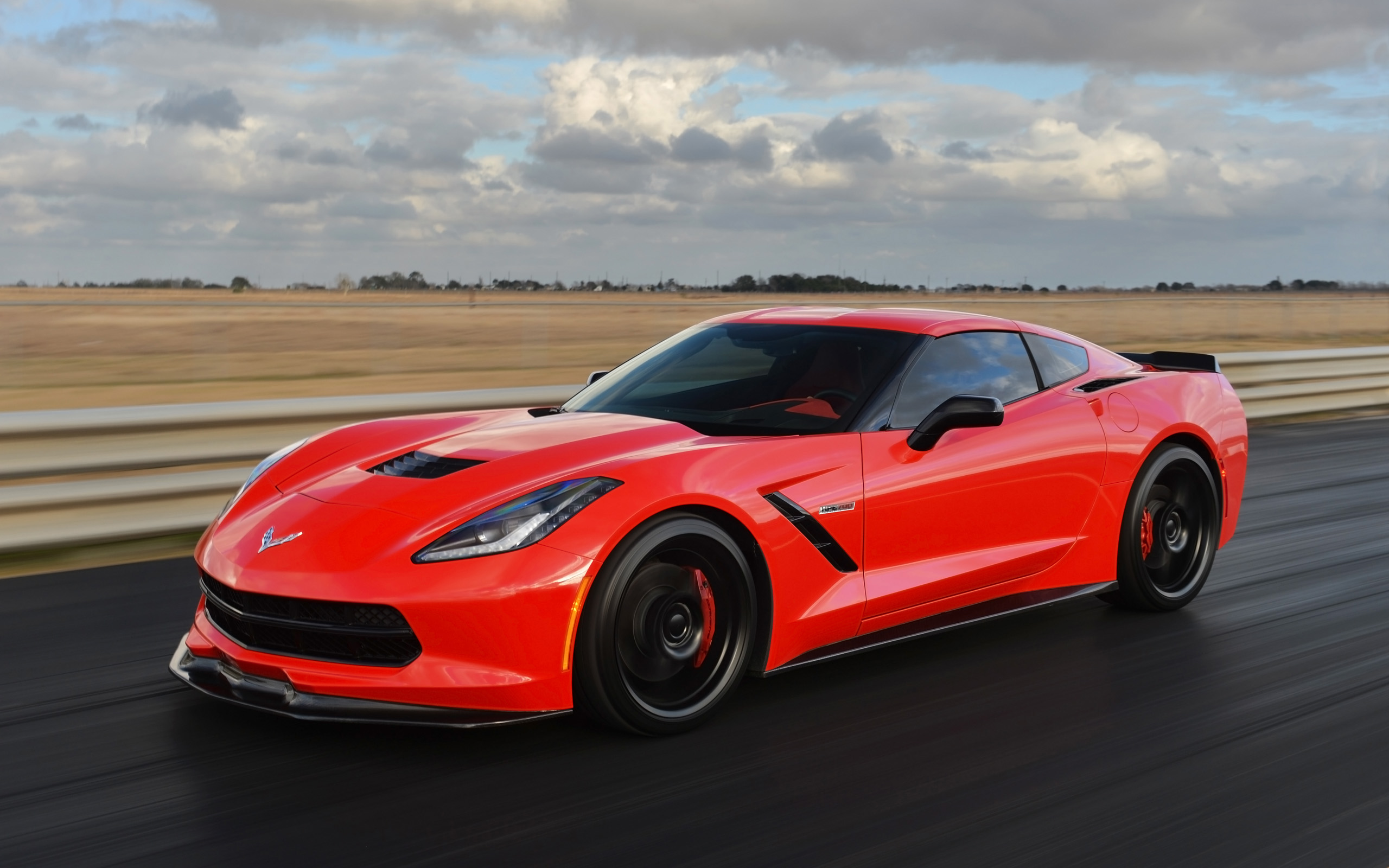 2014 Hennessey Chevrolet Corvette Stingray HPE700 Twin Turbo Wallpaper 