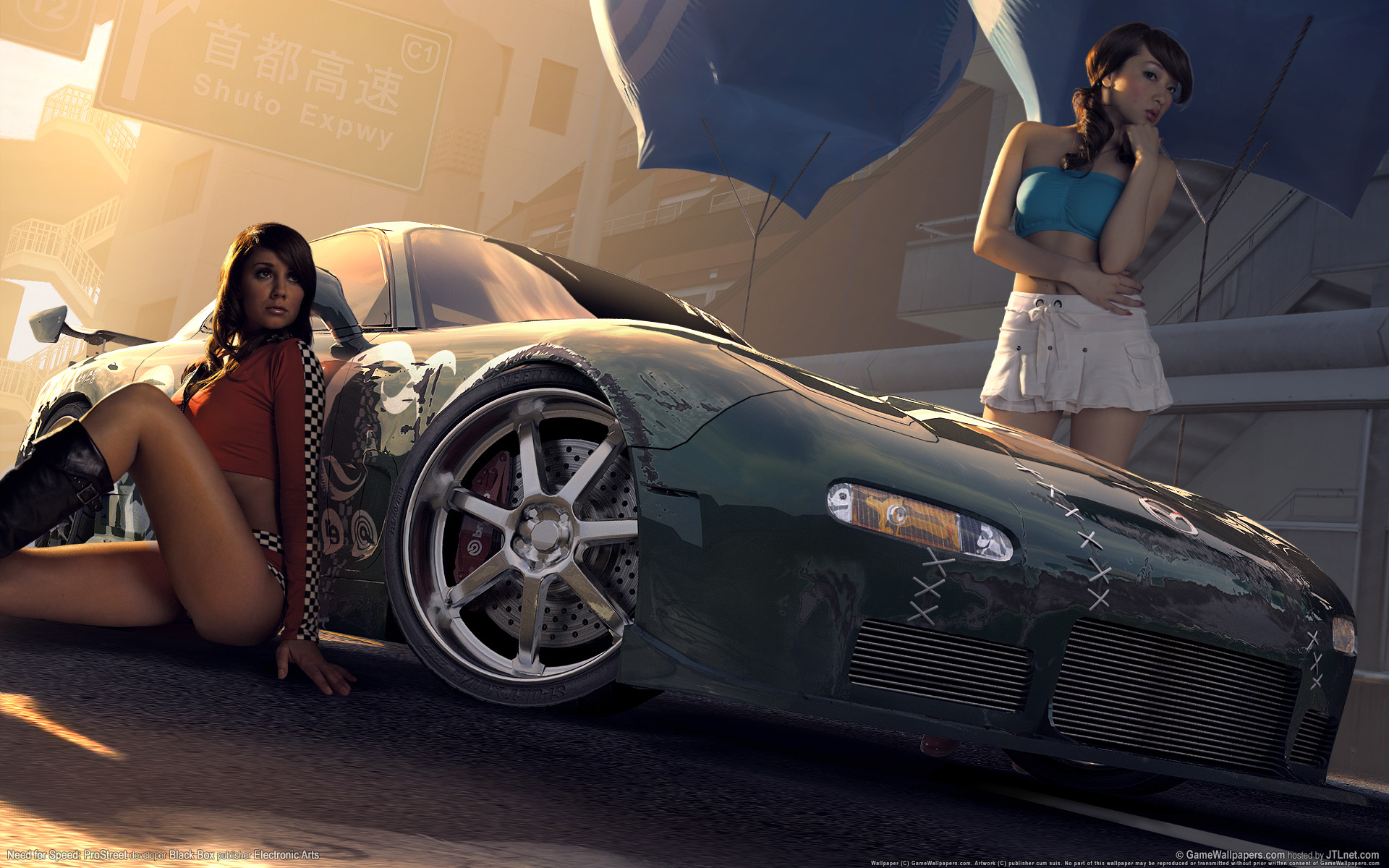 Need For Speed Prostreet Babes Wallpaper Hd Car Wallpapers Id 1750