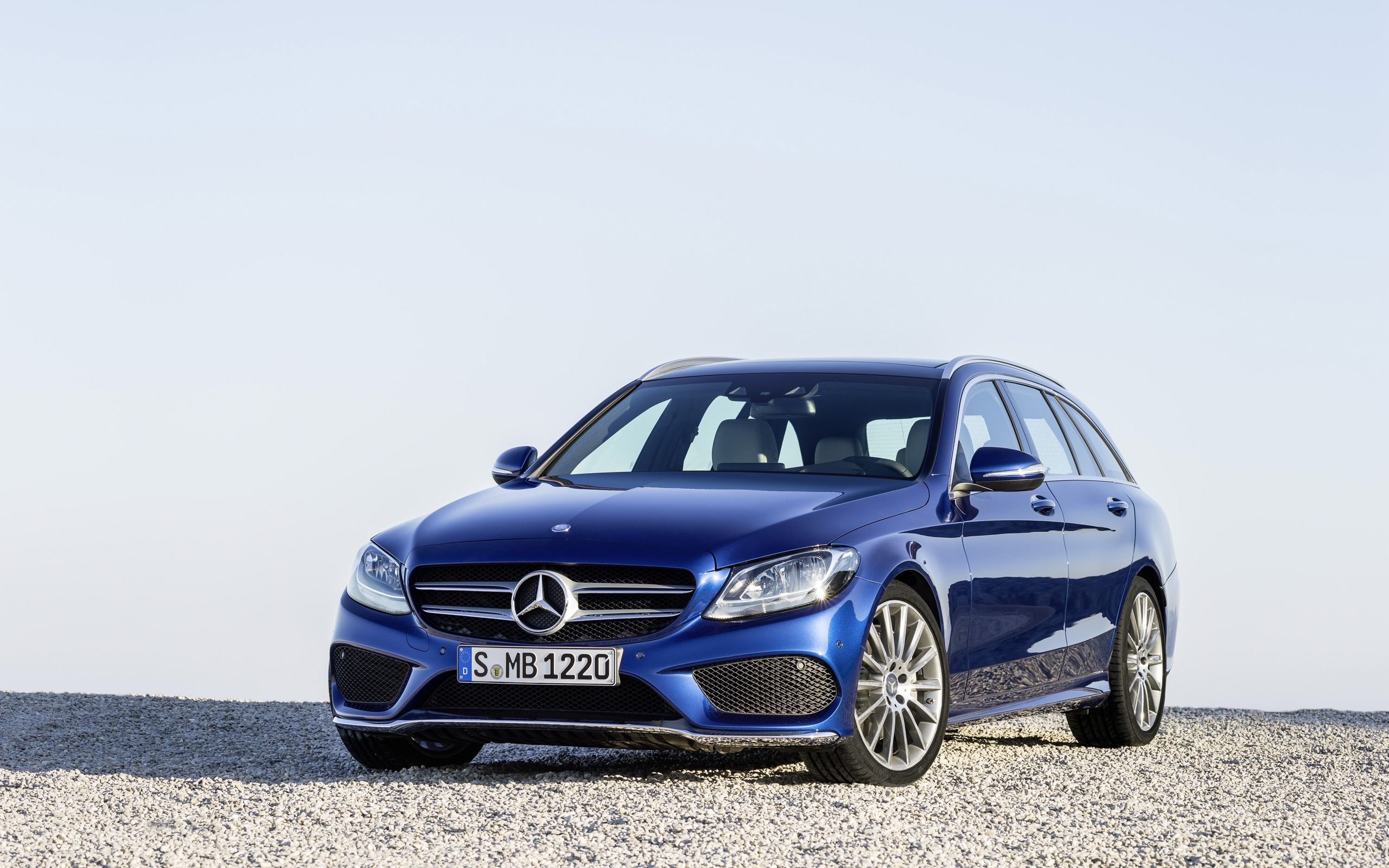 2015 Mercedes Benz C Class Estate Blue Wallpaper | HD Car Wallpapers