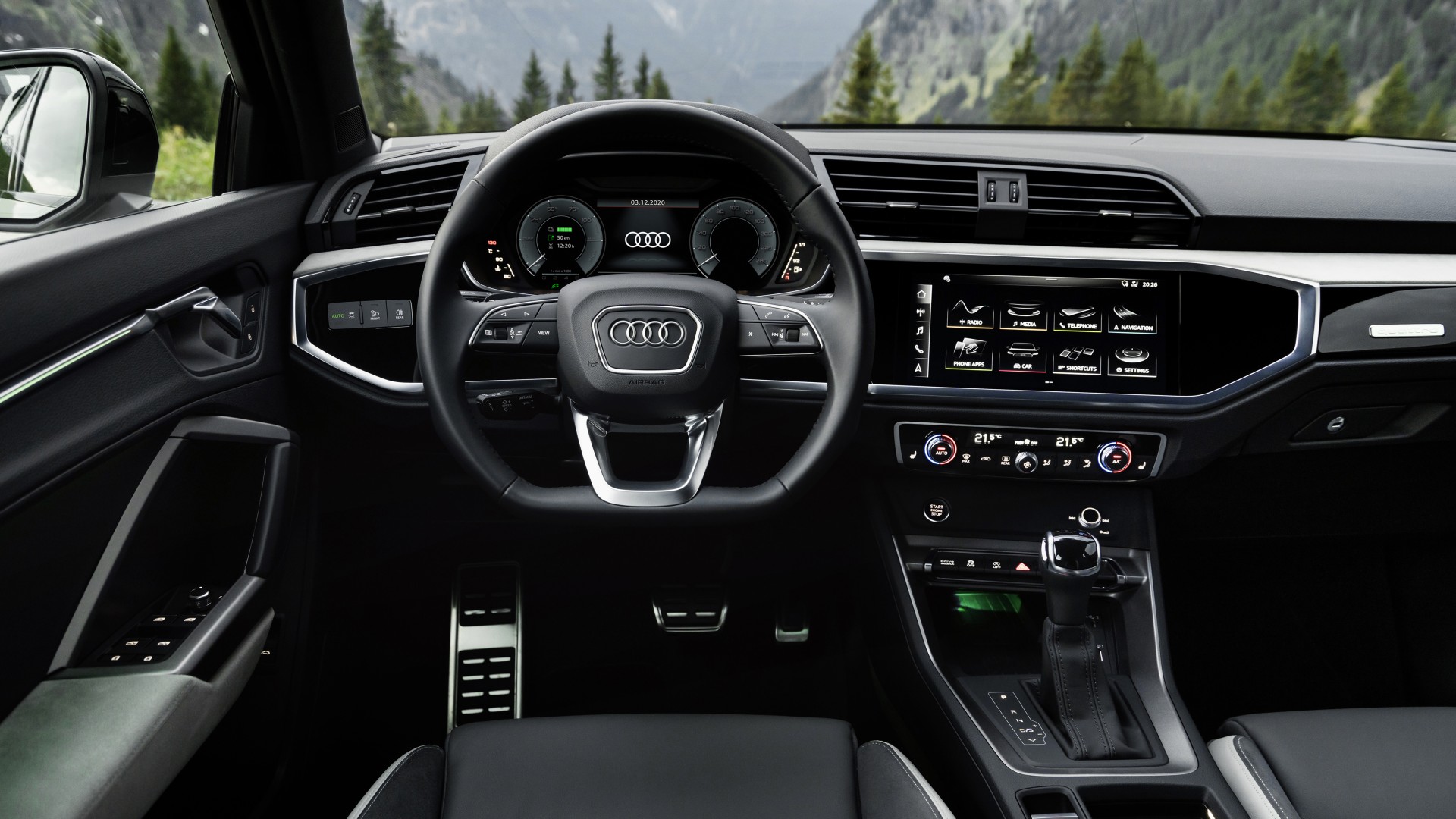 Audi Q3 Sportback 45 TFSI e S line 2021 Interior 5K Wallpaper | HD Car