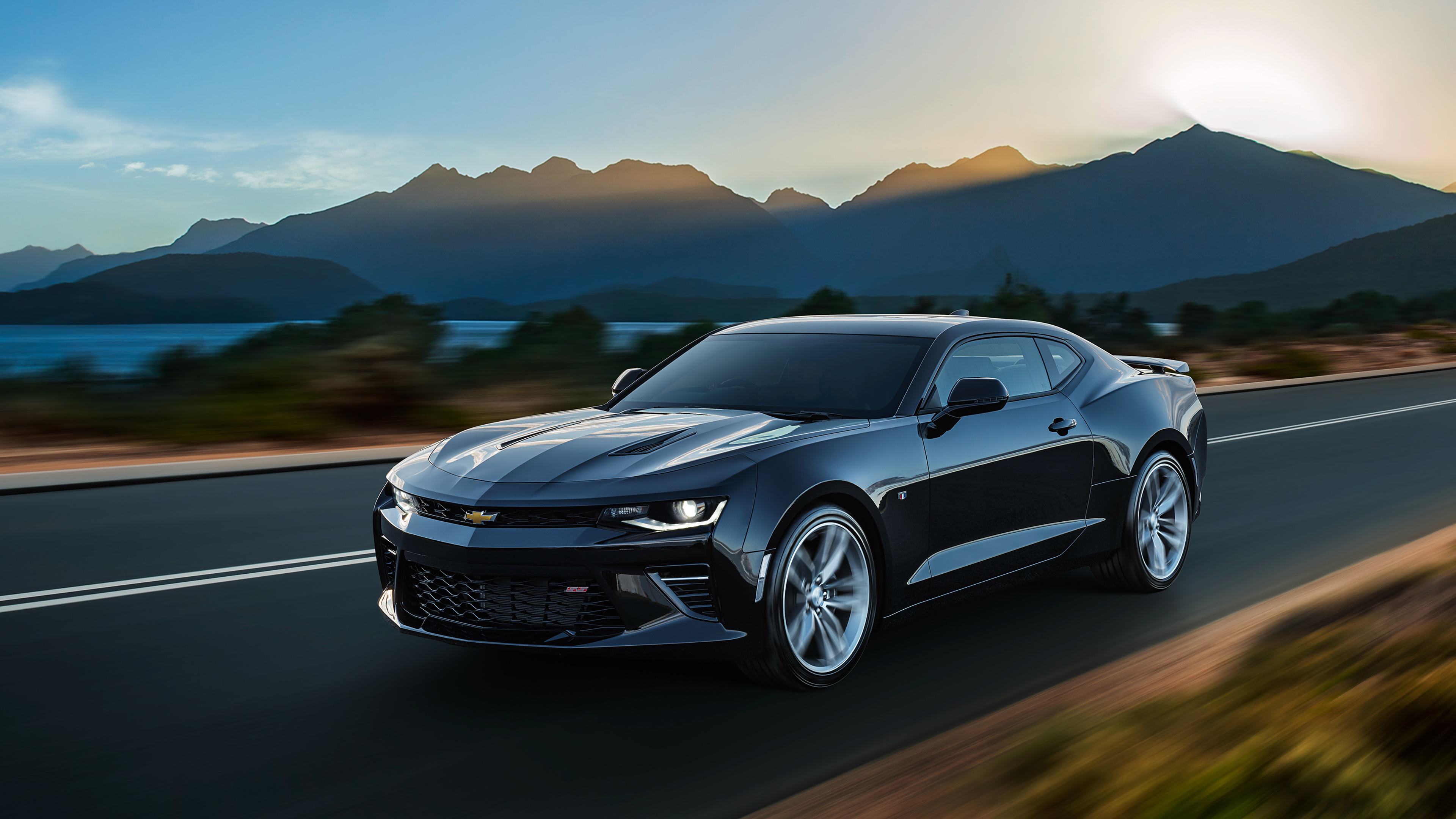 Download Caption Powerful Chevrolet Camaro SS  A Perfect Companion for  Your iPhone Wallpaper  Wallpaperscom