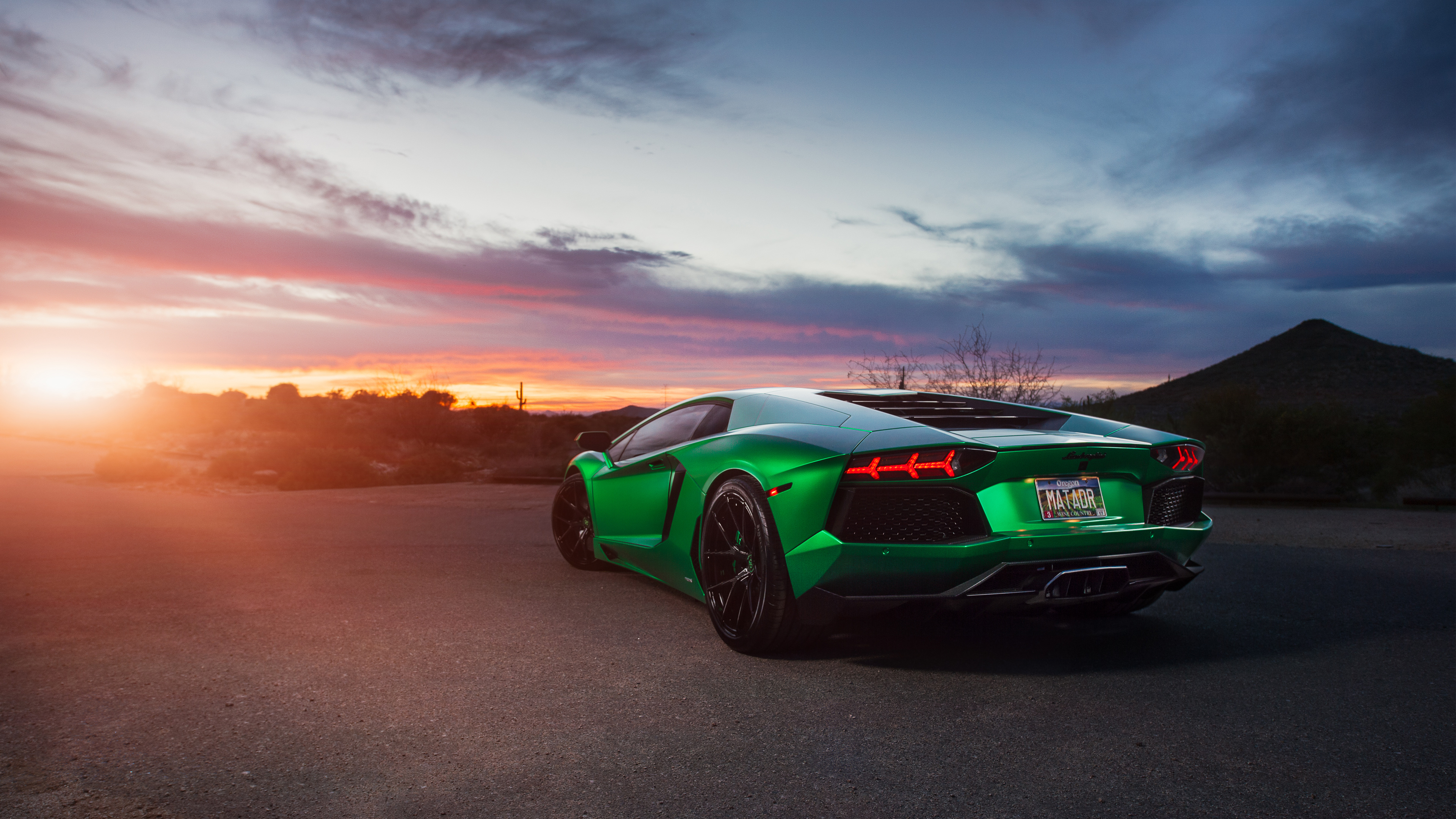 Lamborghini Aventador Green 4K Wallpaper | HD Car Wallpapers | ID #6963