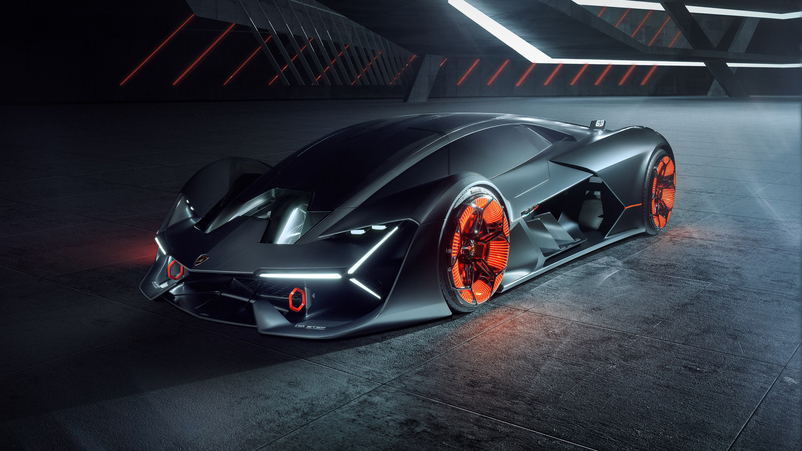 Lamborghini Terzo Millennio Wallpaper 4K, Concept cars, Supercars